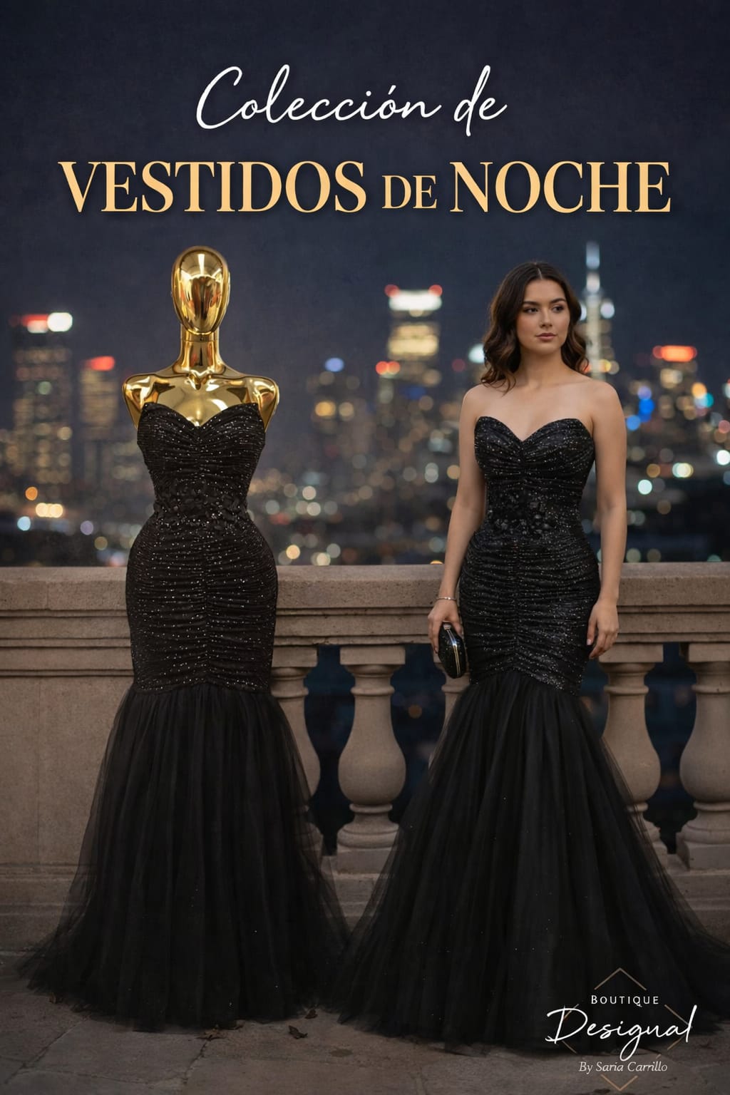 Vestidos de noche S/M