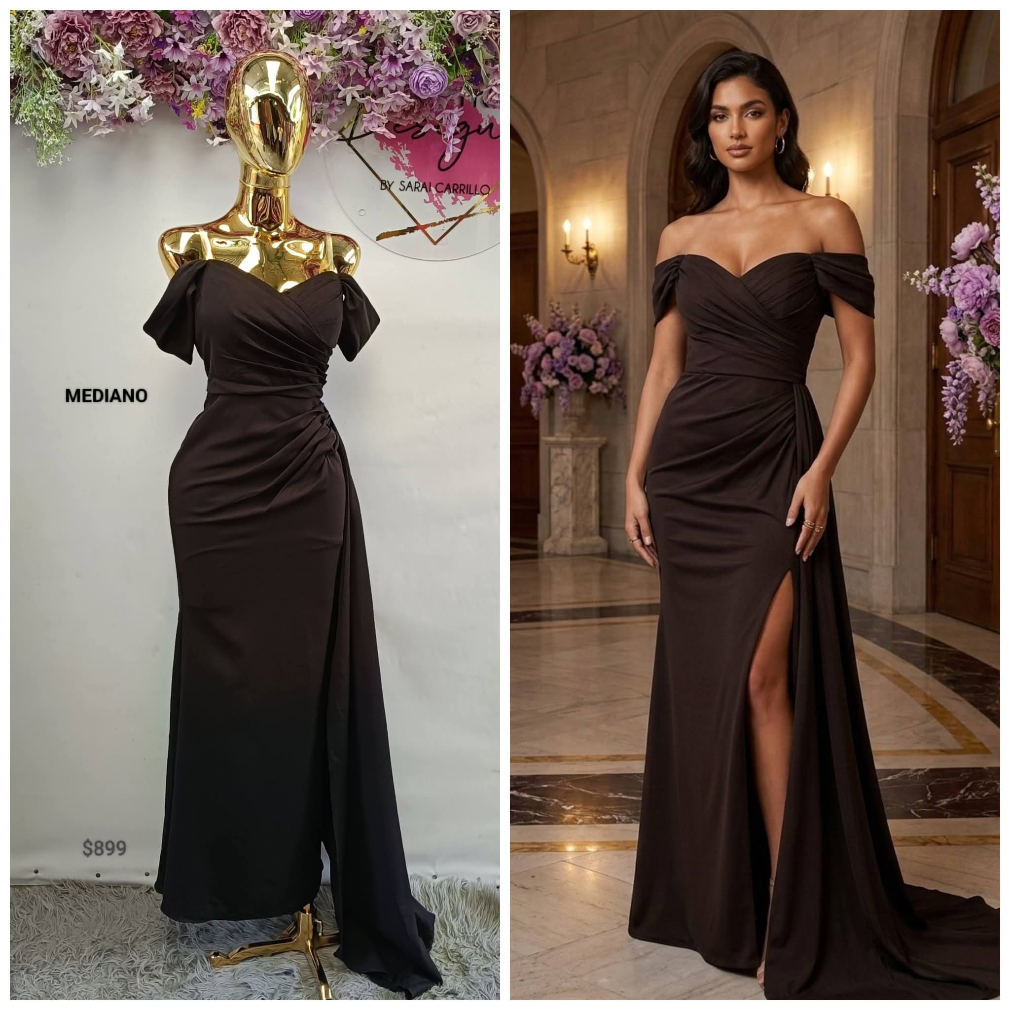 Hermoso vestido de noche 🌃 🍸