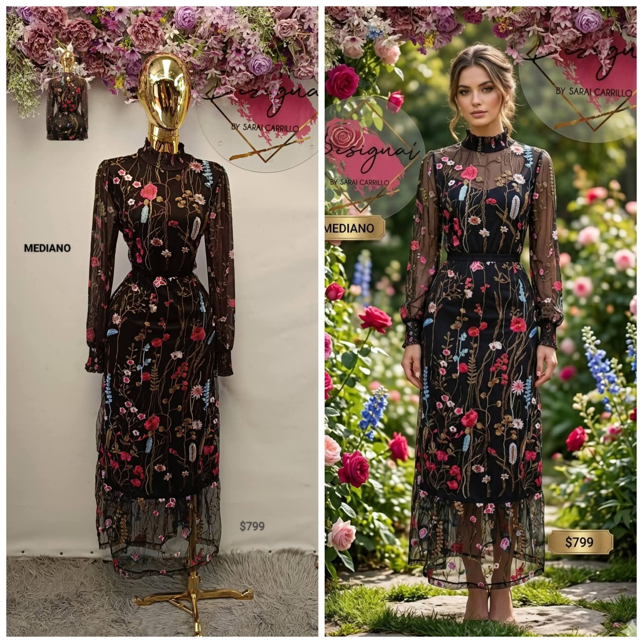 Hermoso vestido de noche 🌃 🍸