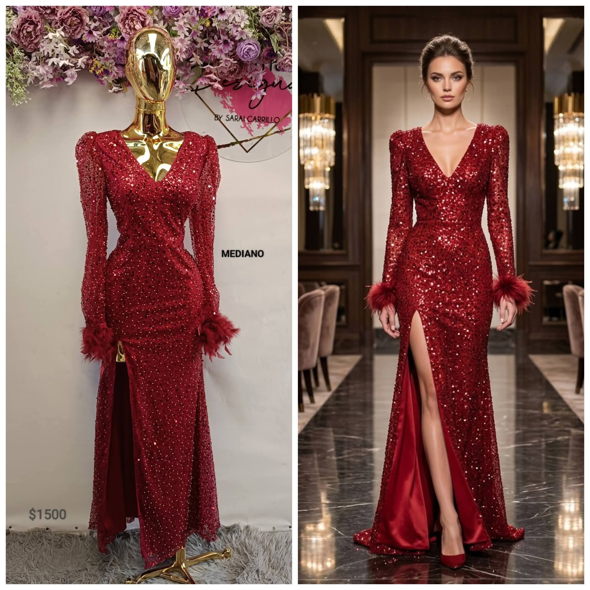 Hermoso vestido de noche 🌃 🍸