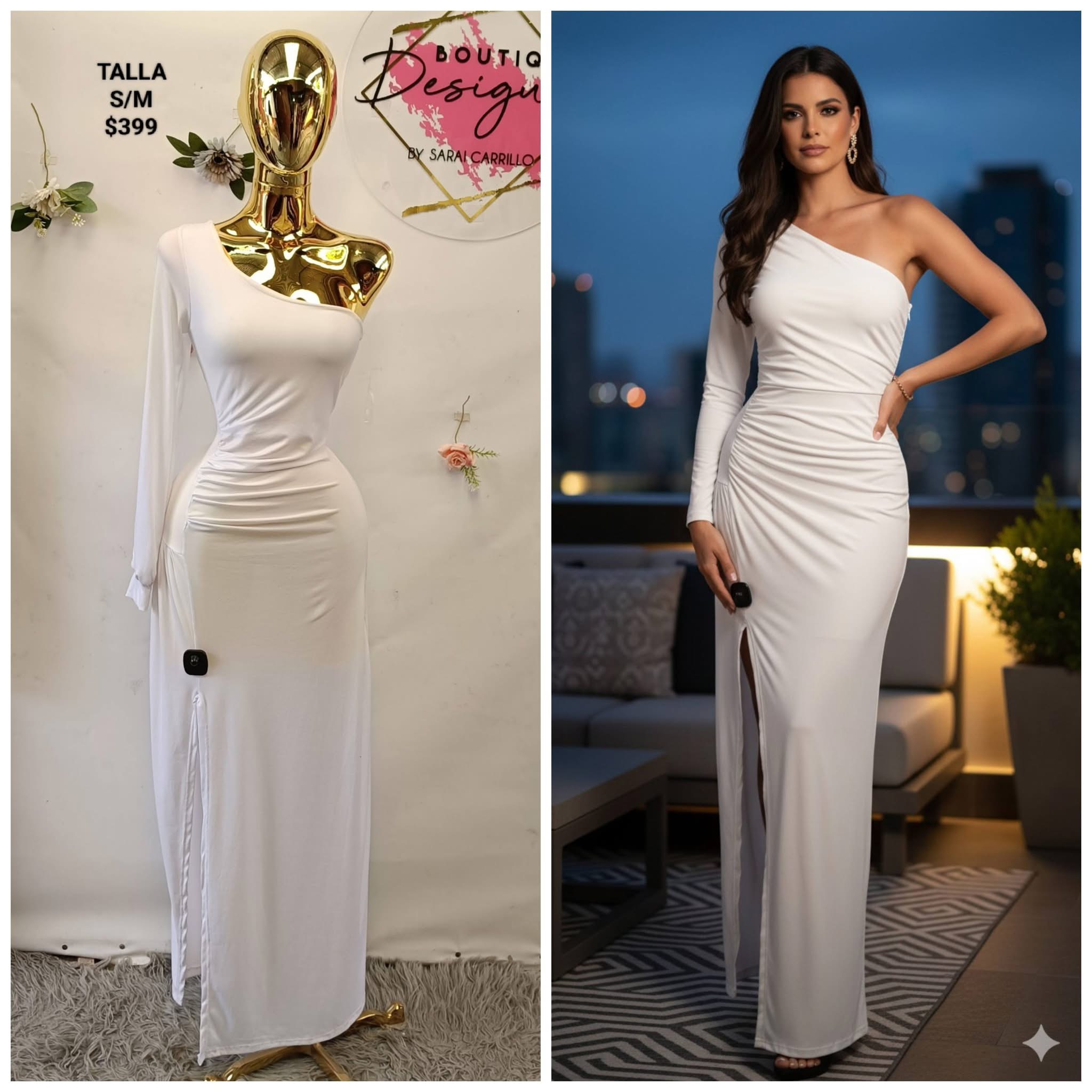 Vestido blanco hermoso🤍