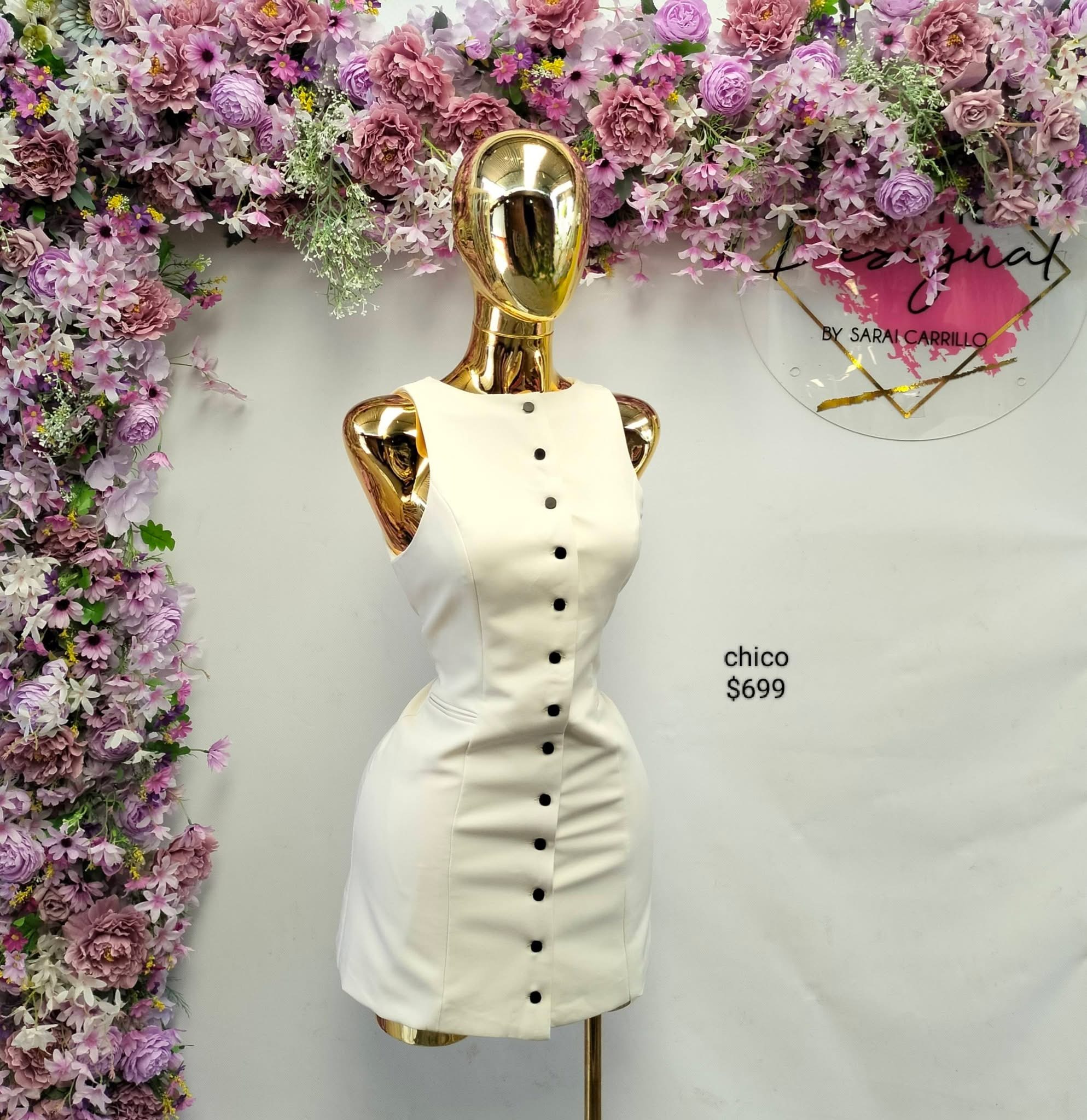 Vestido blanco hermoso